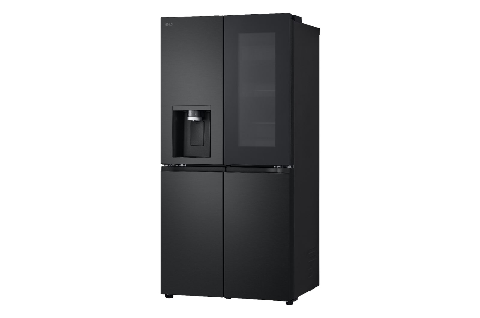 LG Nevecon LG French Door 508L Negro Mate InstaView™  , GM57SXM